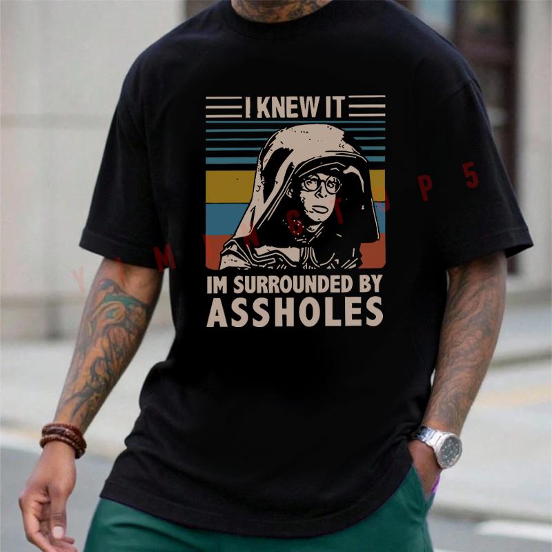I KIt Dark Helmet Spaceballs T-Shirt Moto Cotton Men Hip Hop Streetwear Unisex Casual Fashionab