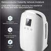 110W 220V Portable Dehumidifier Moisture Absorber Indoor Dehumidifier Basement Moisture Absorber MuteTiming External Water Pipe 1.7L