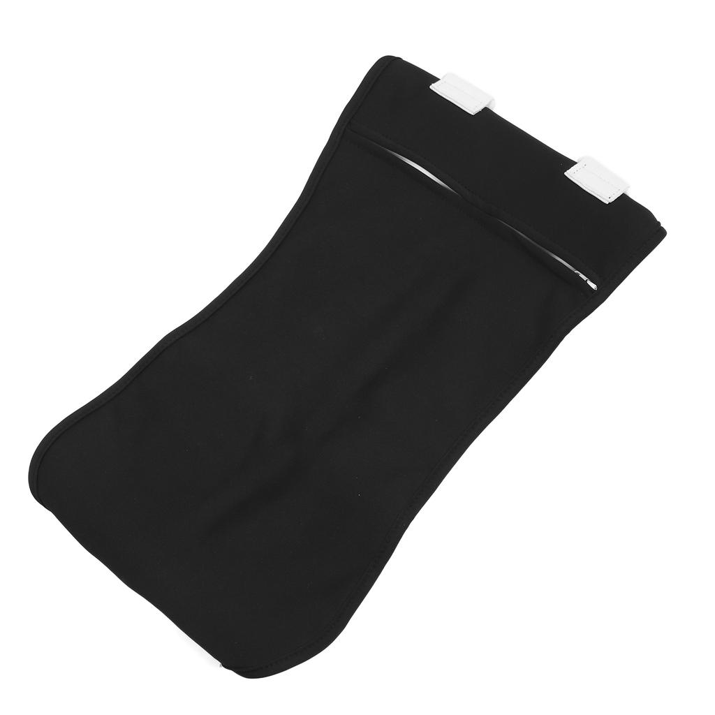 Waist Castor Oil Pack Wrap Leak Proof Reusable Washable Castor Oil Pack Kit Black