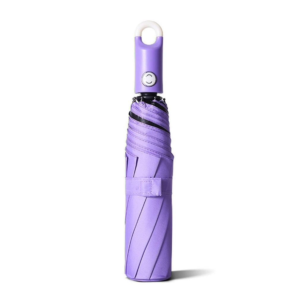 3-Folding Windproof Umbrella 360° Rotating Handle Compact Umbrella Durable Rain Umbrella  Travel