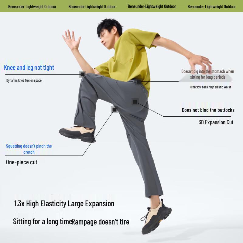 beneunder Men's Outdoor Casual Cargo Pants