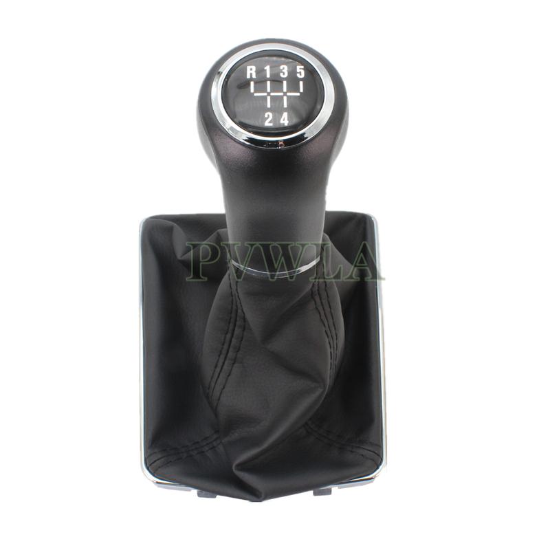 Car-Stying 5/6 Speed Car Stick Gear Shift Knob With PU Leather Boot For OPEL ASTRA H 2004 2005 2006 2007 2008 2009