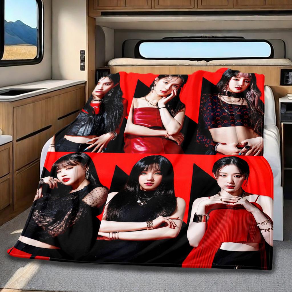 Black Elegance Plush Blanket Soft Comfortable All Seasons Blanket Sofa Office Naps Blanket Outdoor Travel Throw Perfect Gift
