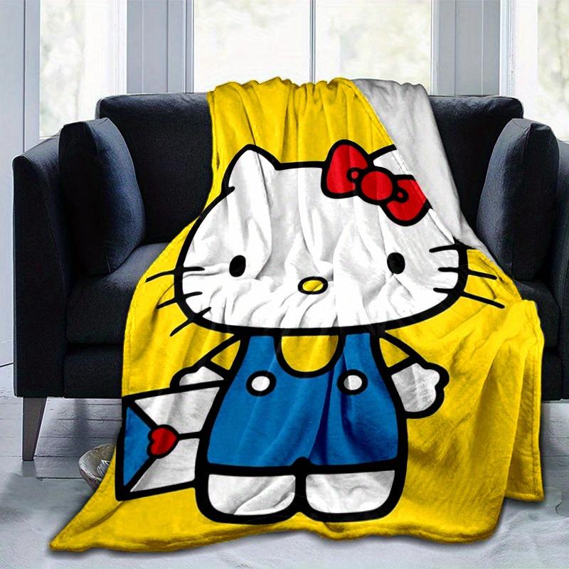 

1pc. Hello Kitty Cute Cartoon Blanket - Perfect for Home, Office, Outdoor Use, Gift Idea, Suitable for Al 100x150cm