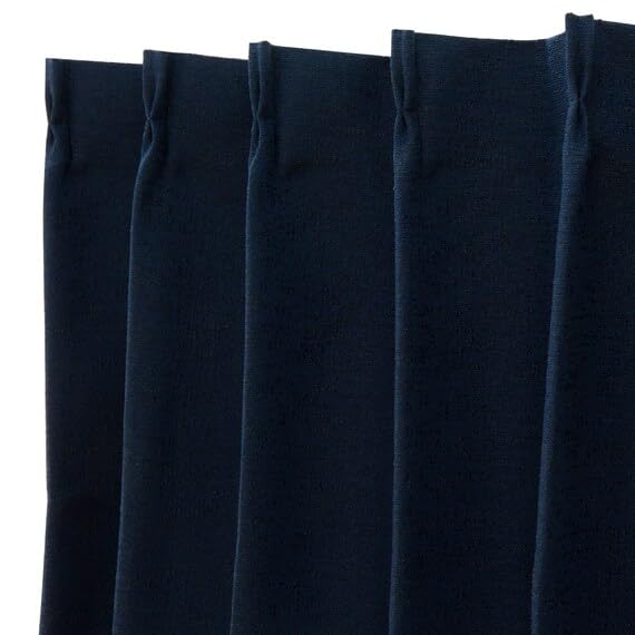 

Nitori Clef Blackout Grade Heat and Sound Set of NITORI 7315438 Curtains, 1, Insulation, 100x110cm, 2,