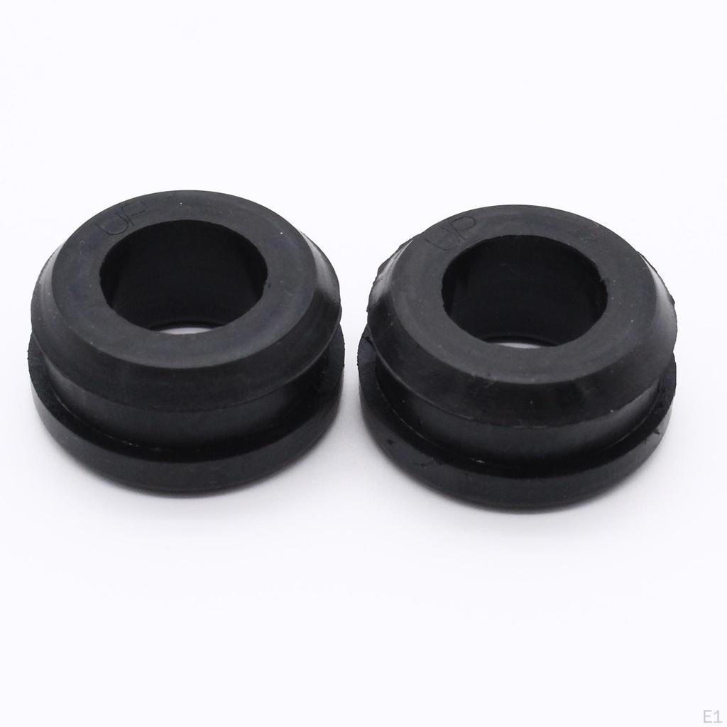 2Pcs Rubber Pcv Breather Grommets, Car Supplies Steel Valve Covers Fit for Sbc Sbf Replacement