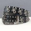 Punk Belt Men Scorpion Rivet Belt Western Belt Hip Hop Punk Personality Street Trousers Belt Men