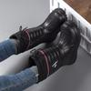 Herren Schnee Stiefel Wasserdicht Regen Stiefel Verdickt Fleece Hoher Schaft Freizeit Schuhe Bequem Warm Baumwolle Schuhe EVA Arbeit Herren Stiefel
