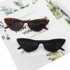 2pcs Cat Eye Sunglasses Versatile Fashion Sunglasses Street Po Personalized Sunglasses