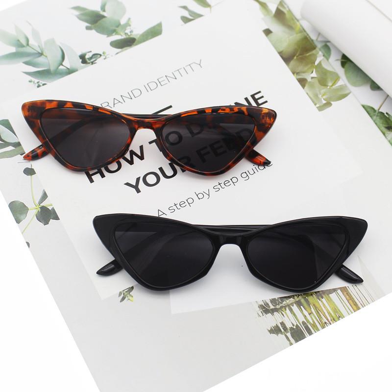 2pcs Cat Eye Sunglasses Versatile Fashion Sunglasses Street Po Personalized Sunglasses