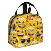 Funny Expression  Portable Lunch Box for Women Waterproof  Thermal Cooler Food Insulated Lunch Bag School