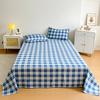 Cotton Polished Sheets Three-piece Set, Pure Cotton Student Dormitory Single Skin-friendly Sheets Three-piece Set