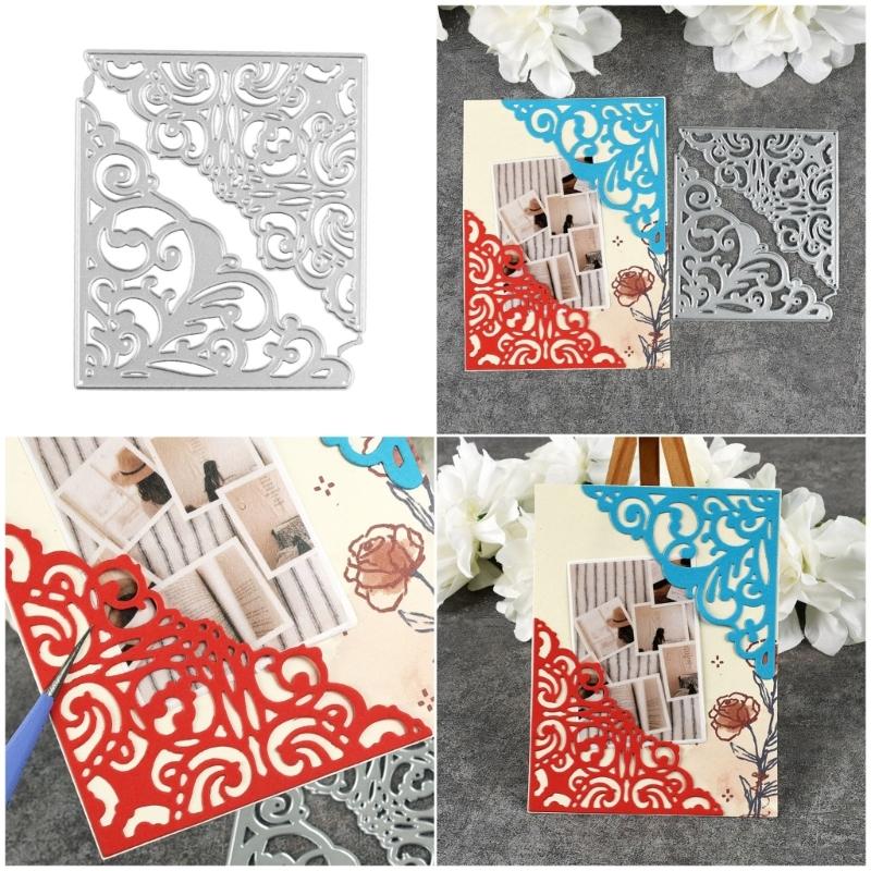 Geometric Triangular Carbon Steel Cutting Dies For Scrapbooking Card Making Album Decorative Embossing Paper Die Cut