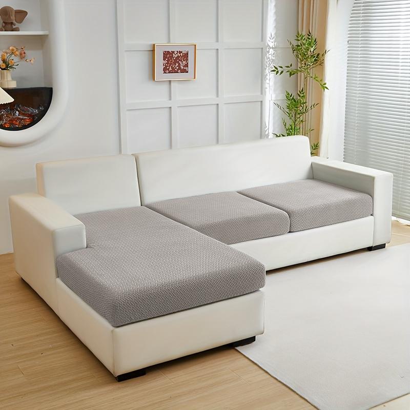 Elastic Twill Sofa Cushion Cover Removable Couch Seat Covers Universal Furniture Protector For Home Lounge All Season 1Pc