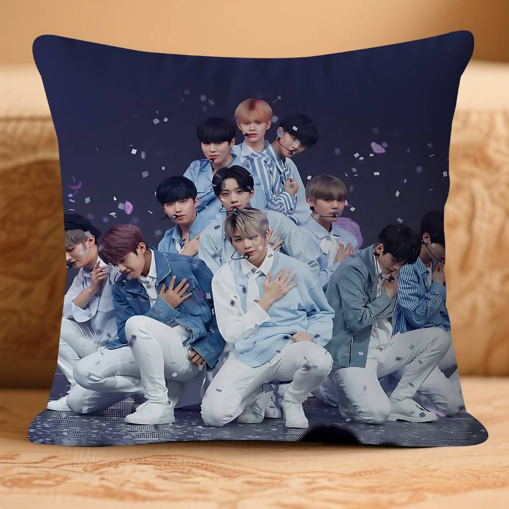

Kpop W-Wan-na One Pillow Anime Pillow Sofa Bed Head Pillow Cover Cushion Cover 45x45 Cm Fashion 16x16Inch