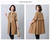 2024 Women's Mid-Length Trench Coat: Chic Spring & Autumn Fashion for Mature Women
