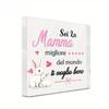 1pc Italian Acrylic Sign Table Decor, 'You Are the Best Mom In the World, I Love You, ' Desktop Decoration for Home Farmhouse Living Room