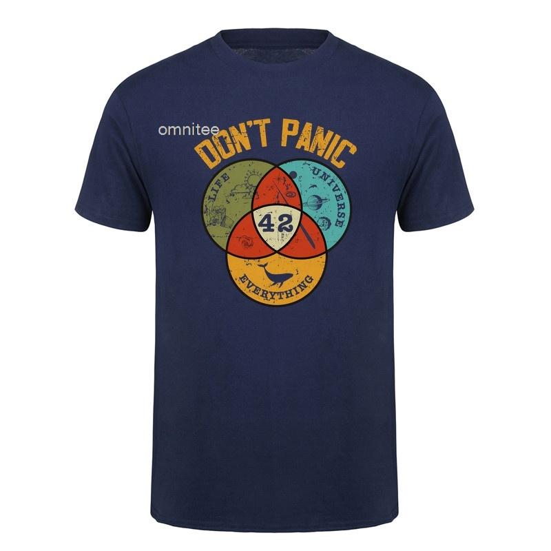 42 Answer To Life The Universe and Everything Dont Panic TShirt The Hitchhikers Guide To the Galaxy T Shirt HJ127