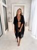 BOHO Hemp Shawl Black