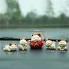 Shake Head Lucky Cat Car Decoration Waving Arm Car Fortune Cat Ornament  Home Decor