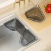 Magnetic Corner Sink Basket Triangular Kitchen Sink Strainer Easy Cleaning Drain Catcher for Food Scraps