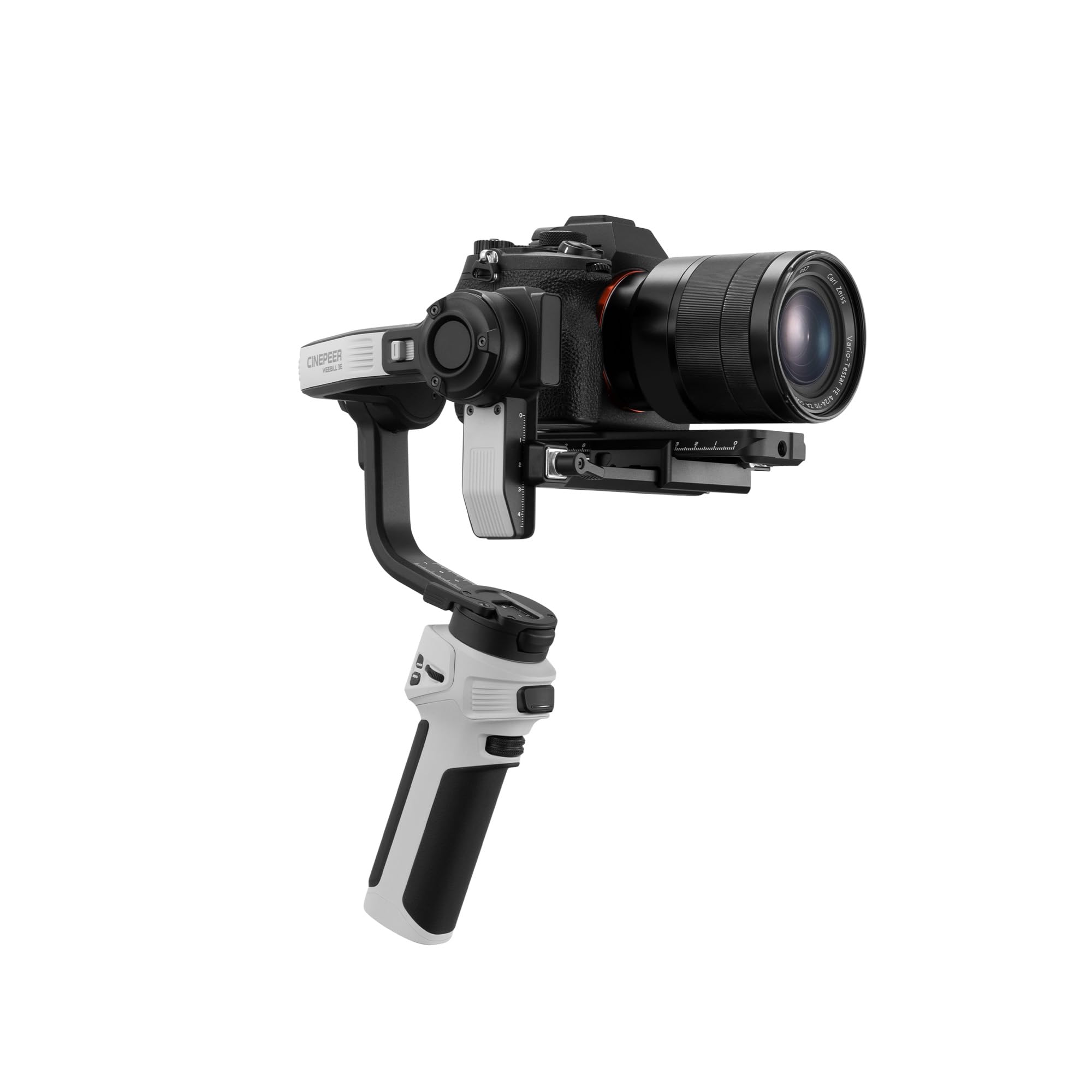 

Камера Zhiyun Gimbal CINEPEER WEEBILL 3E Сумісний із бездзеркальним сумісним із вертикальним оснащенням Bluetooth 16 годин безперервно Сірий 088617 сірий колір