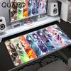 Computer Table Mat Keyboard Desk Pads Anime Mouse Pad Kawaii Girl Mausepad 900x400mm Rubber Non-slip Mouse Mats Demon Slayers XL