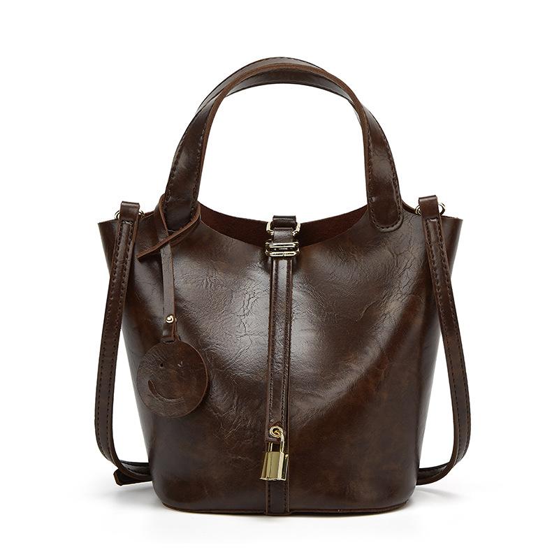 

Нишевая портативная сумка-корзина для овощей, женская новая модная сумка-ведро с темпераментом, сумка-мессенджер