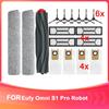 Promotion!S1 Pro Replacement Parts Accessories Vacuum Main Brush X1,Side Brush X6, Washable Filter X4 Dust Bag X4, Rolling Mop X