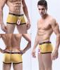 Men Sexy Underwear Letter Printed Shorts Bulge Pouch Underpants