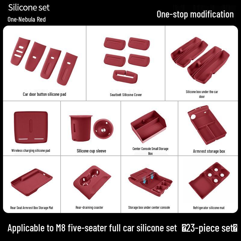 AITO M7 M8 M9 Accessories: Wireless Charger Pad & Interior Trim Mod Kit