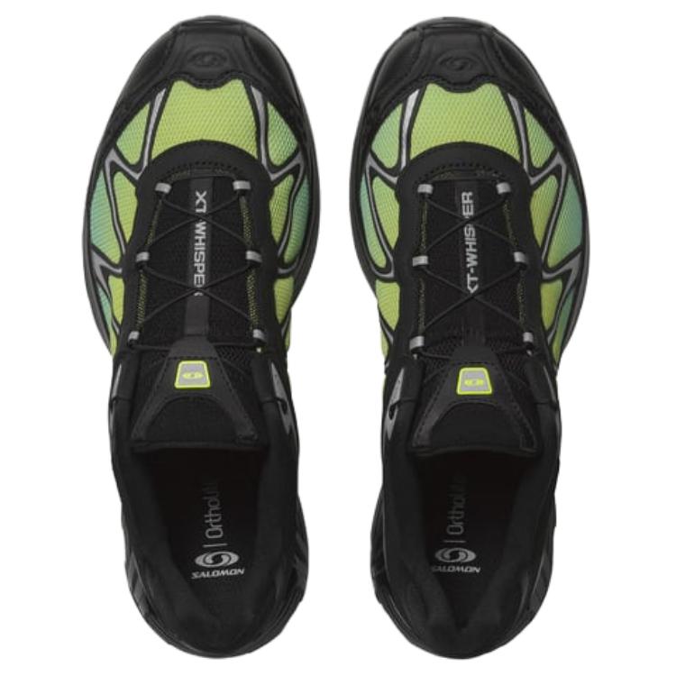 SALOMON Xt-Whisper Casual Slip-Resistant Durable Low-Top Lifestyle Shoes Unisex Shoes Black White Silver 477616