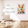 [USED] Gaze Welsh Corgi Art Poster Dog Painting Dog Illustration