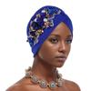 New Sticky Flower Solid Color Watermelon Hat Baotou Hat African Hat Muslim Hat