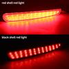 2PCS 12V LED Red Rear Fog Lamp Bumper Light For 2025-2025 Honda N-Box LED Rear Bumper Reflector Light Brake Lamp Car Accessories