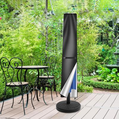 Outdoor Anti-UV Protective Cover Waterproof Patio Umbrella Cover with Zipper Patio Umbrella Parasol Cover for Outdoor Umbrellas