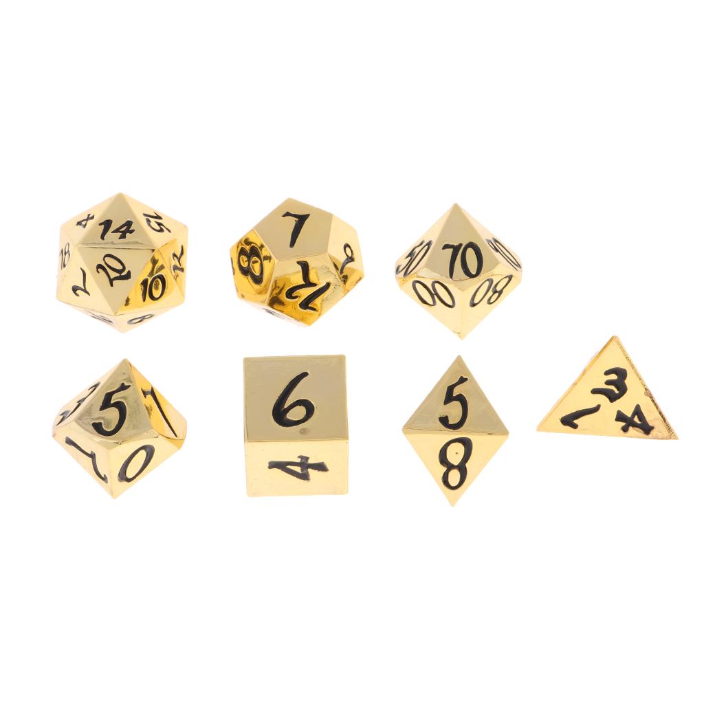 D8 D10 D12 D20 Polyhedral Set Baord Game Toy For DND
