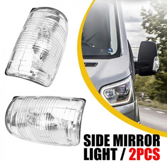 2x Зеркало Поворотник Правое+Левое Световое Боковое Для Ford 15-22 TRANSIT 150 250 350HD