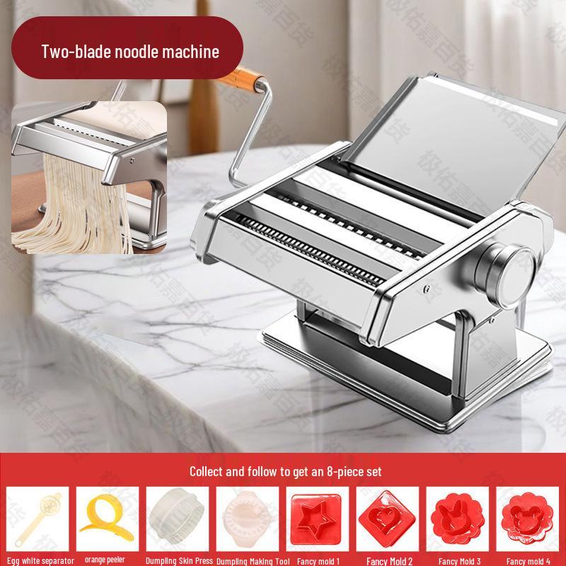 Multifunctional Hand-Crank Desktop Noodle & Dumpling Dough Press