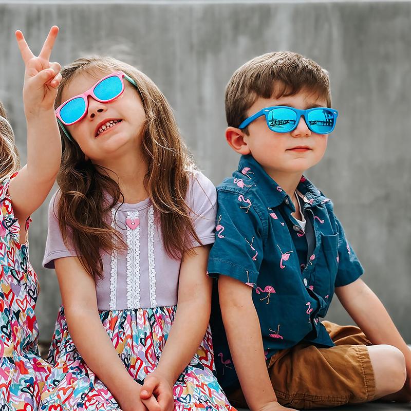 New Polarized Kids Sunglasses TR90 Silicone Boys Girls Sun Glasses Children Baby Outdoors Goggle Shades Eyewear UV400 Age 3-12