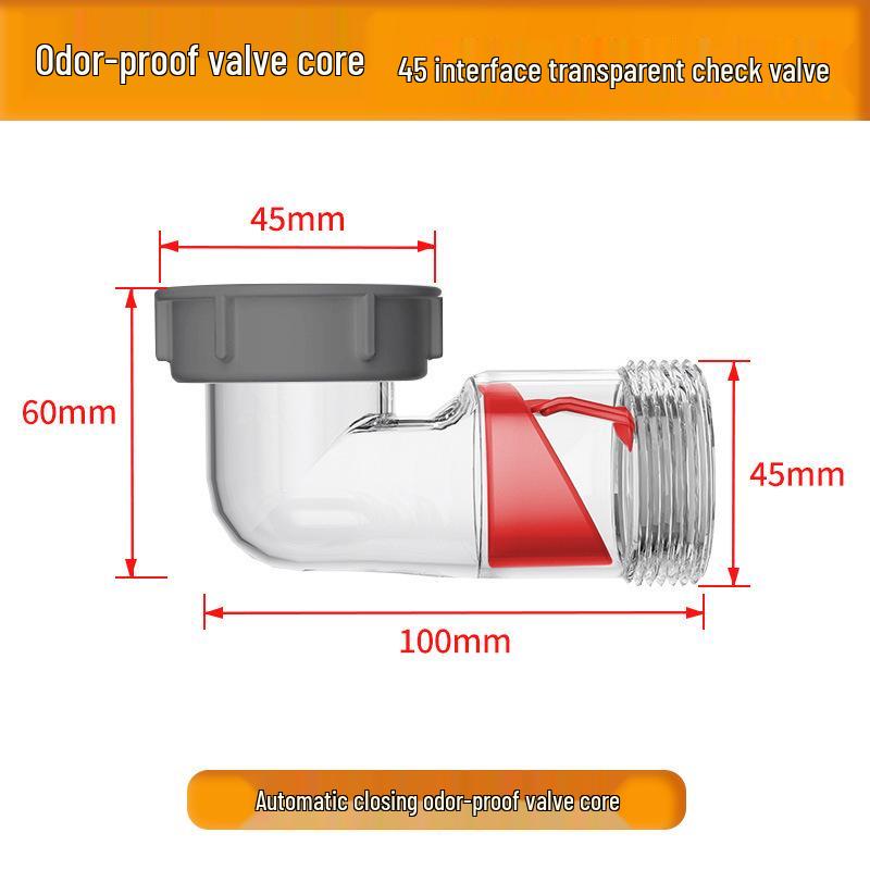 Universeller Küchen- & Badezimmer-Ablaufkorb-Filter - Geruchshemmendes T-Stück-Ablaufzubehör