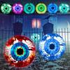 Halloween Decorations, 24 Inch Halloween Inflatable  Eyeball With Built-in Battery Powered Remote Controller RGB Color Changing LED Light