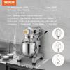 Commercial Food Mixer 14L 3-Speed Stand Dough Mixer 550W for Restaurant