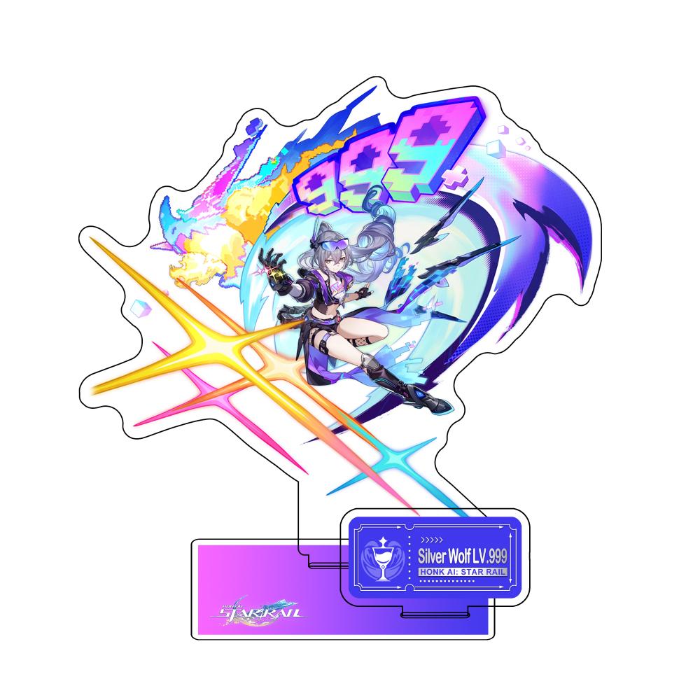 Game Figure Honkai: Star Rail Sunday Jiao Qiu Yunli Firefly Jingliu Acrylic Stand Model Plate Cosplay Anime Keychain Fans Gift