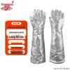 High-Temperature Resistant Aramid Aluminum Gloves - Fireproof, Anti-Scald, Anti-Radiation, Heat Insulation Up To 1000°C.