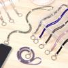 Glitter Rhinestone Phone Lanyard Phone Diamond Crystal Chain Straps Keychain Hanging Anti-lost Rope