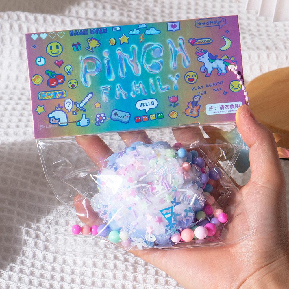 Kawaii Donut Plush Cat Paw Squeeze Toy Stress Sensory Play Blind Bag Cute Internet Viral