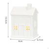 Ceramic Candle Holder DIY with LED Modern Decorative Ornaments White Figures Ornament for Desktop