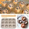 6/12 Cavity Cake Mold Non Stick Baking Mold Cute Biscuit Candy Mould  Kitchen Bakeware