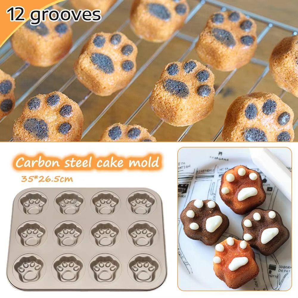 6/12 Cavity Cake Mold Non Stick Baking Mold Cute Biscuit Candy Mould  Kitchen Bakeware